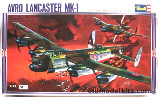 Revell 1/72 Avro Lancaster Mk-1 Revell Japan Issue, H207-900 plastic model kit